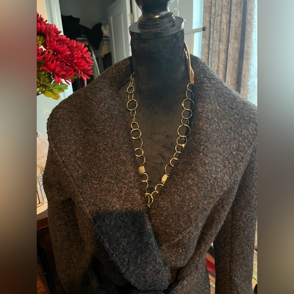 NWT Ann Taylor Blend Shawl-Collar Wrap Coat - Picture 2 of 8